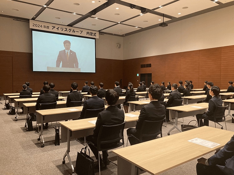 大阪会場 内定式の様子