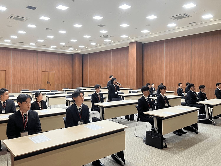 博多会場 内定式の様子