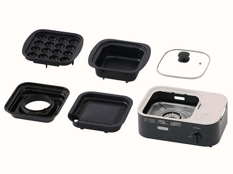 減煙焼肉マルチカセットコンロIGC-GYNT1-T（テラコッタ）単品画像