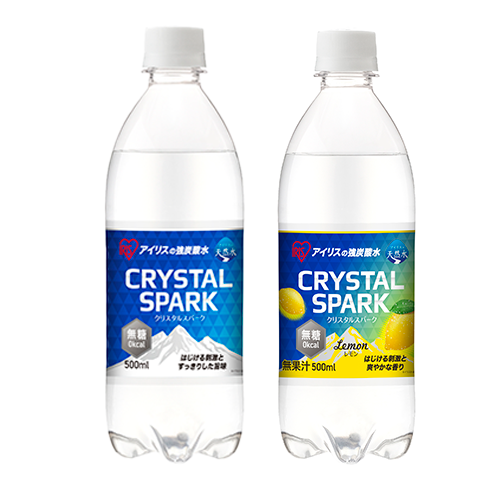 （新ブランド）炭酸水　「CRYSTAL SPARK（クリスタルスパーク）」