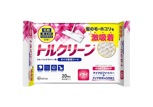 フローリングシート トルクリーン ドライ20枚 DN-FD201P(アイリスオーヤマ公式通販サイト アイリスプラザ)