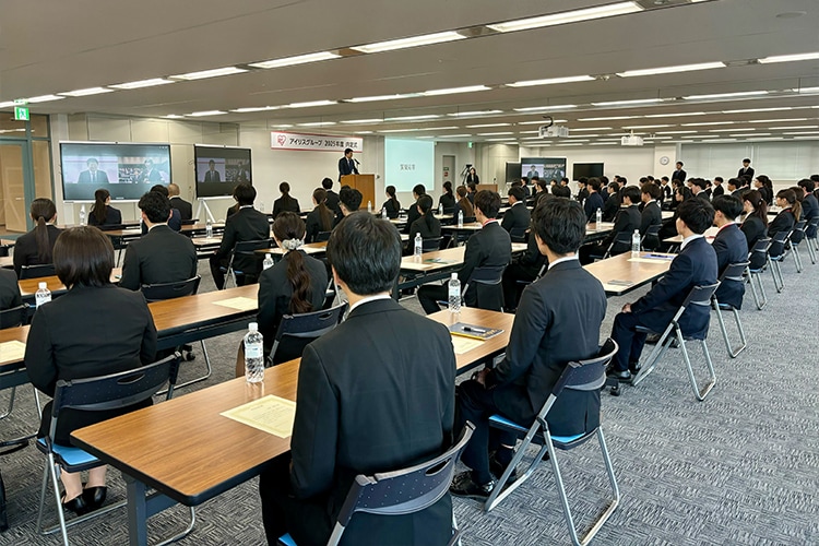 宮城会場 内定式の様子