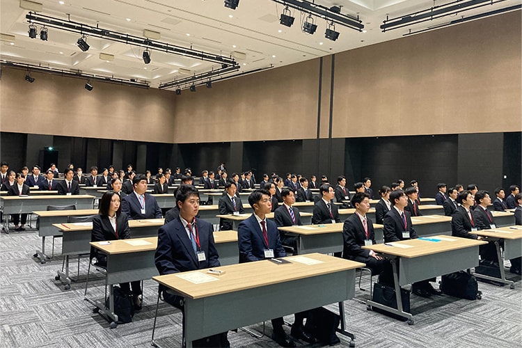 東京会場 内定式の様子