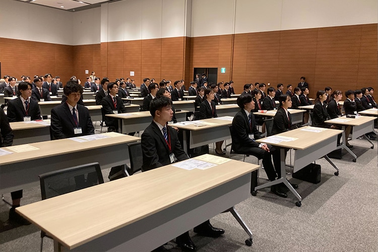大阪会場 内定式の様子