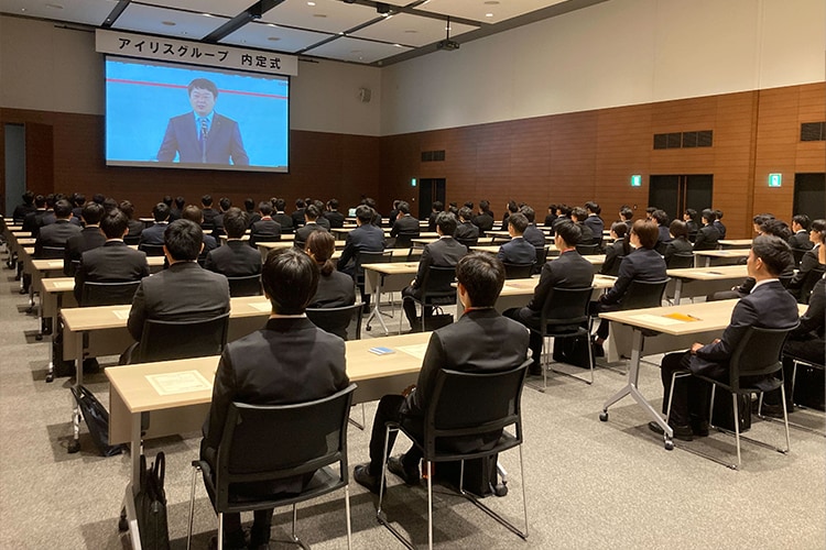 大阪会場 内定式の様子