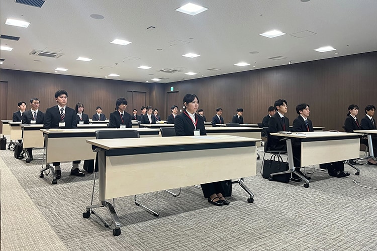 博多会場 内定式の様子