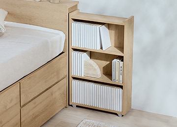 収納宮（スライド本棚）