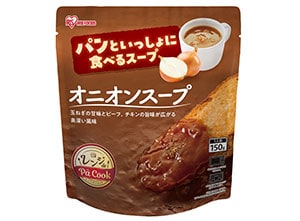 「パンといっしょに食べるスープ」オニオンスープ
