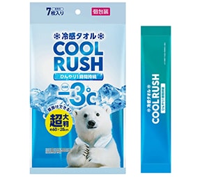 冷感タオル　COOL RUSH　ステックタイプ