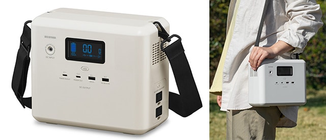 アイリスオーヤマ　小容量ポータブル電源　商品画像