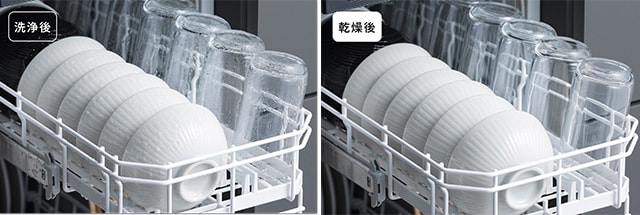 洗浄前と洗浄後のイメージ