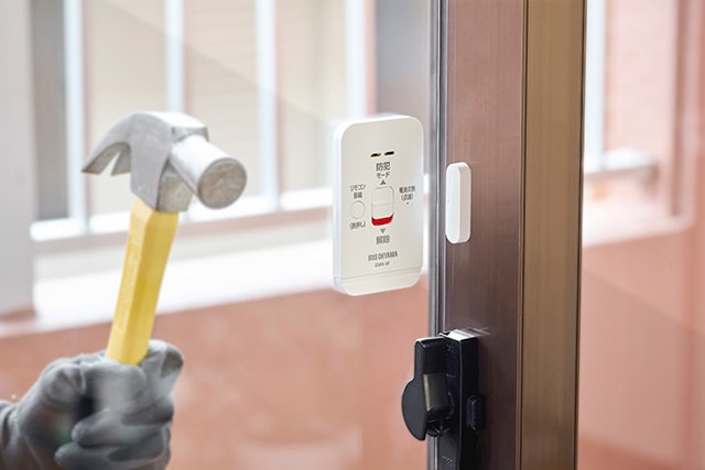 リモコン付き窓用防犯アラーム