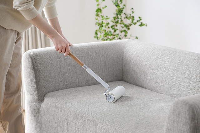 お掃除しやすいフラット座面