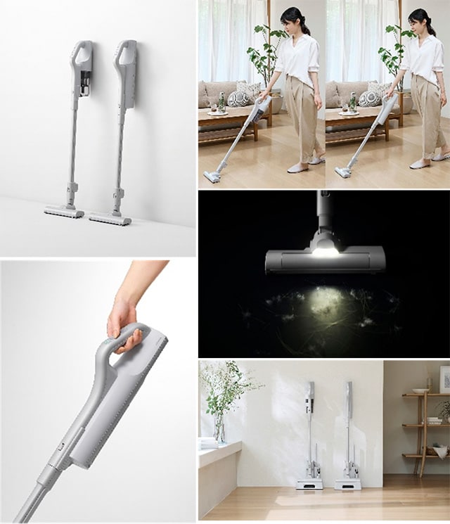 充電式スティッククリーナー MagiCaleena ハイパワーモデル（サイクロン式：SCD-L4P-NH）、（紙パック式：SBD-T3P-NH）