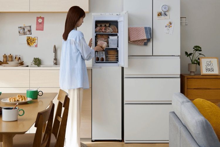 料理中に暑くなってしまうキッチンでの使用イメージ