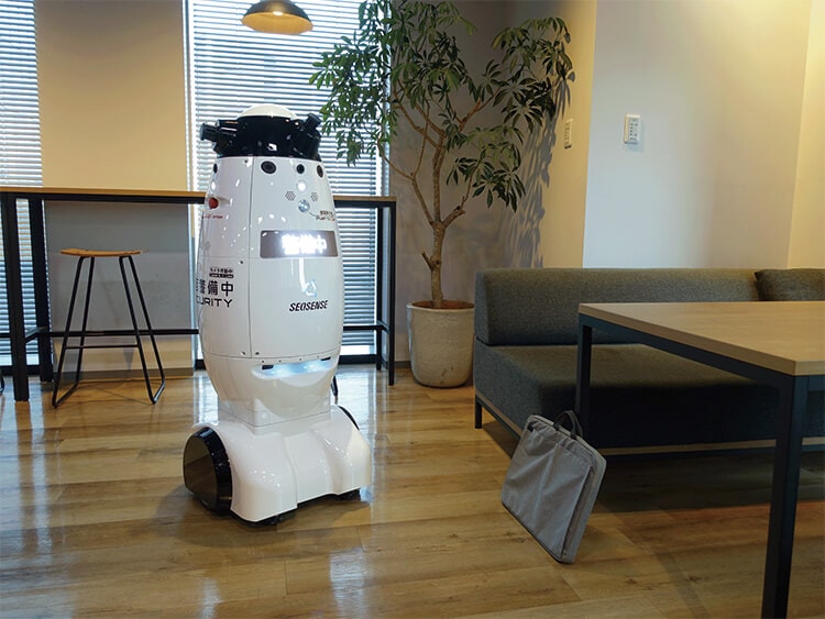 自律移動型警備ロボット「SQ-2」の巡回イメージ