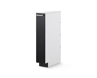 食洗機用サイドキャビネット15cm ブラック IDW-W15B