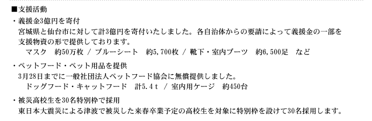 支援活動