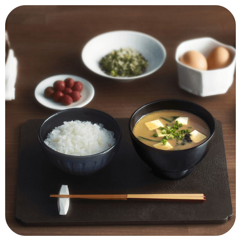 日本の朝ごはん