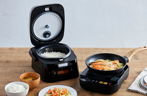 分離式量り炊きIHジャー炊飯器 KRC-IM30-R|アイリスオーヤマ