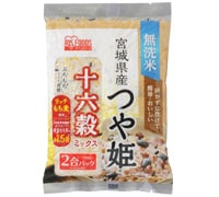 宮城県産つや姫十六穀ミックス2合パック