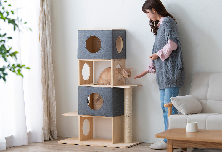 ナチュラルキャットタワー