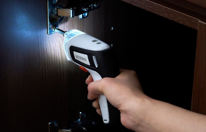 LEDライト付き
