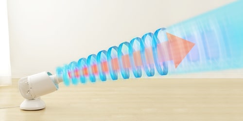 スパイラル気流イメージ写真