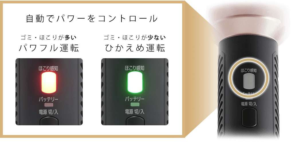 ほこり感知センサー