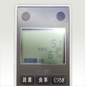 リモコンの液晶パネル