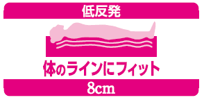 低反発マットレス8cm