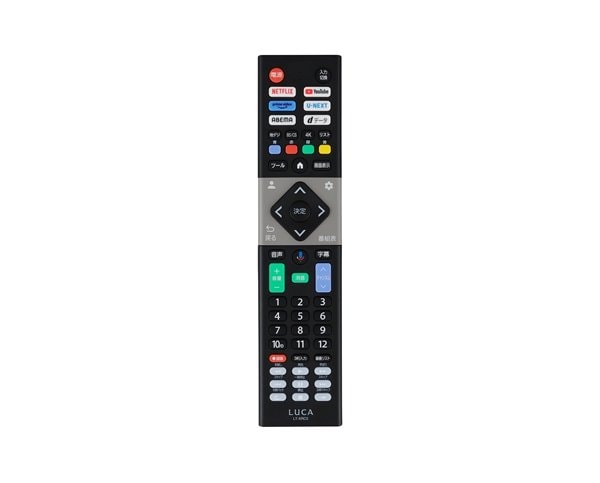 4Kチューナー内蔵液晶テレビ LUCA 55インチ　55XUB30 リモコン LUCA4Kチューナー内蔵スマート液晶テレビ｜LUCA4Kチューナー内蔵