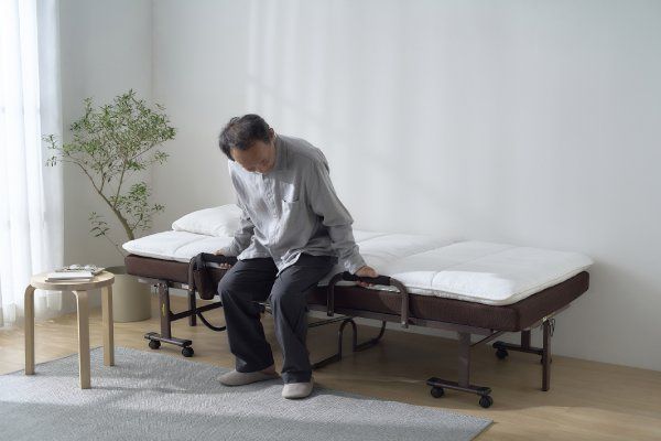 折りたたみ電動リクライニングベッド｜電動ベッド｜ベッド｜寝具