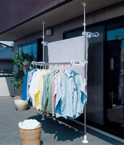 ステンレスベランダ物干し 高さ275cmまで｜ベランダ物干し｜物干し｜ホーム用品｜商品情報｜アイリスオーヤマ
