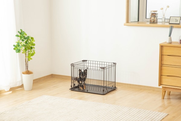 システムサークルトレー付き（スライドドアタイプ）｜ペットサークル｜ペット用品｜ペット用品・ペットフード｜商品情報｜アイリスオーヤマ