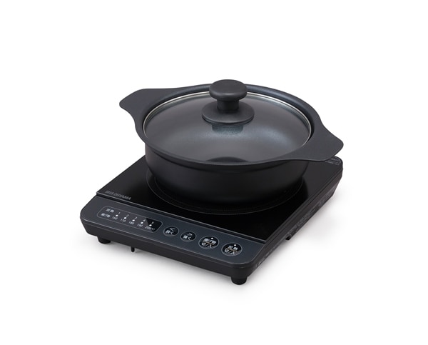 IHコンロ鍋セット（1000W）｜1口IHコンロ｜IHクッキングヒーター｜キッチン家電｜電化製品｜商品情報｜アイリスオーヤマ