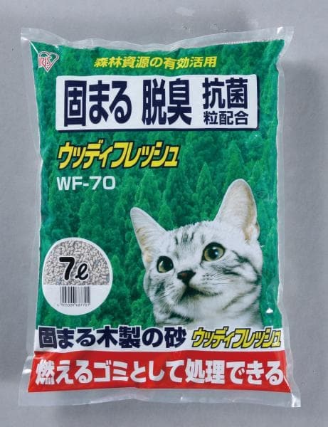 ウッディフレッシュ｜木砂｜猫砂｜ペット用品・ペットフード｜商品情報｜アイリスオーヤマ