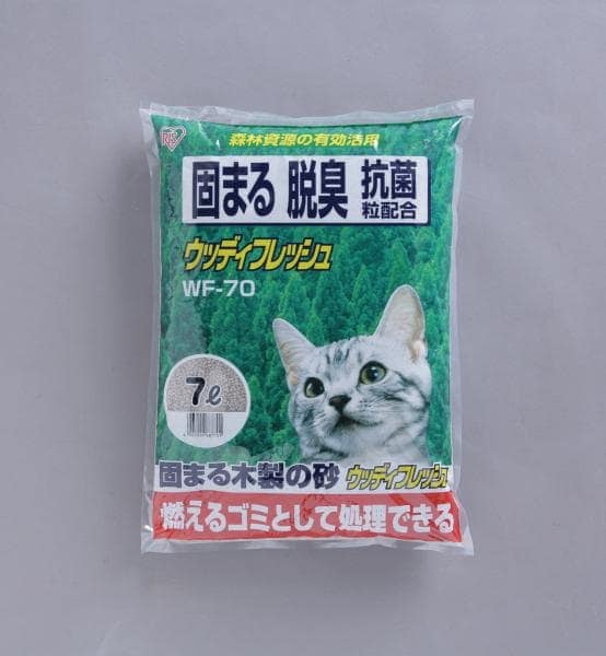 ウッディフレッシュ｜木砂｜猫砂｜ペット用品・ペットフード｜商品情報｜アイリスオーヤマ