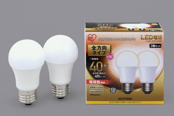 E26 全方向タイプ｜E26｜LED電球｜照明｜電化製品｜商品情報｜アイリス