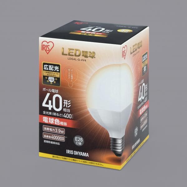 ボールタイプ E26 Led電球 照明 電化製品 商品情報 アイリスオーヤマ