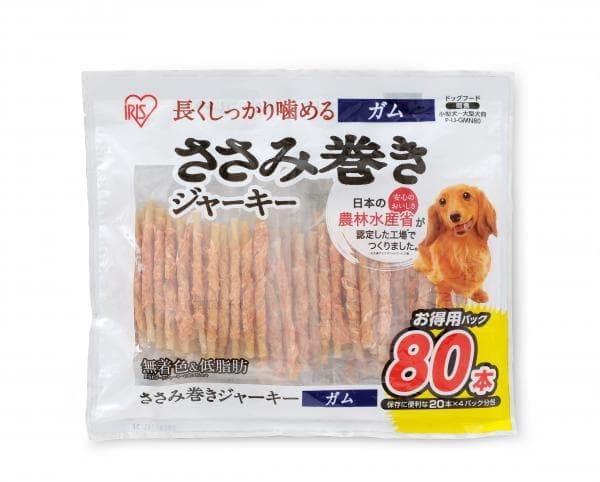 ささみ巻きジャーキーガム80本