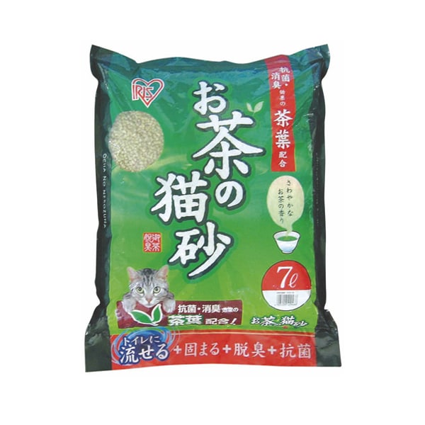 お茶の猫砂