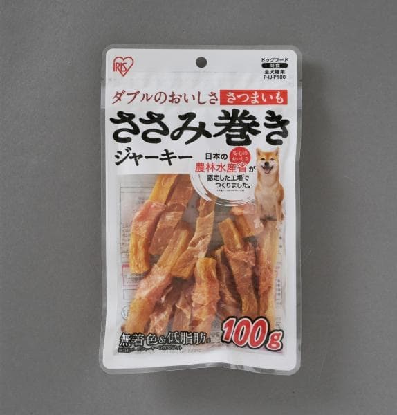 ささみ巻きジャーキーさつまいも100g