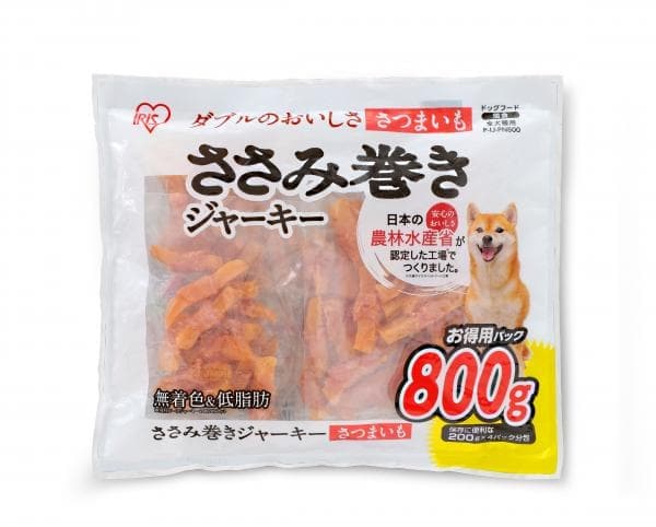 ささみ巻きジャーキーさつまいも800g