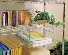 メタルラック®棚下バスケット