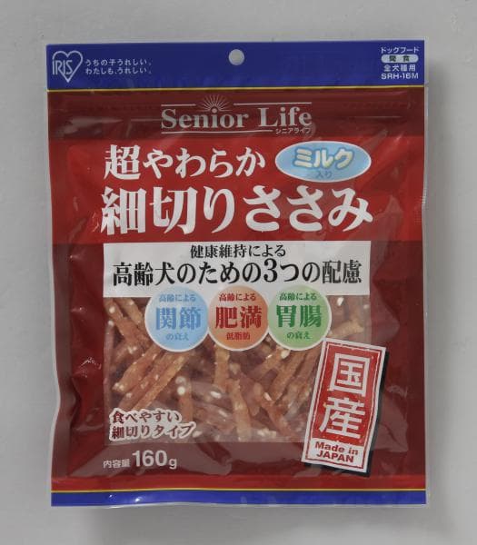 超やわらか細切りささみミルク入り