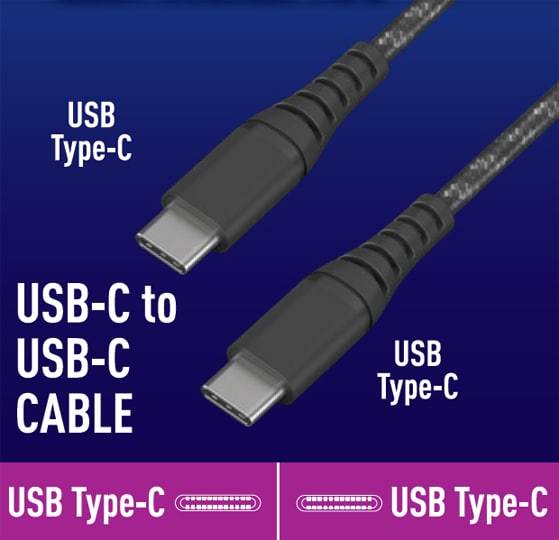 USB Type-C to USB Type-Cケーブル