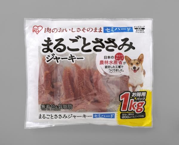 まるごとささみジャーキーセミハード1kg