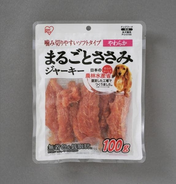 まるごとささみジャーキーやわらか100g