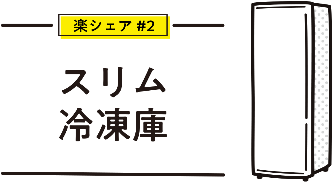 スリム冷凍庫